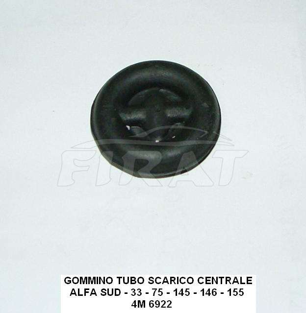 GOMMINO TUBO SCARICO CENTRALE ALFA T.T.